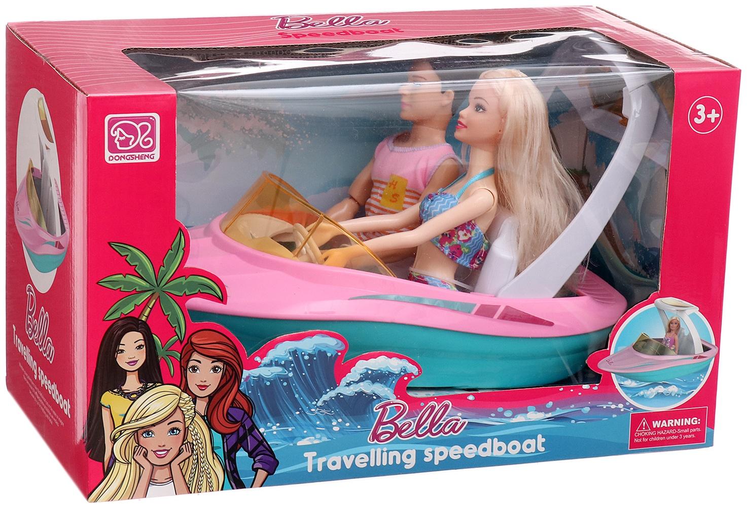 Катер для кукол «Морская прогулка» с набором кукол