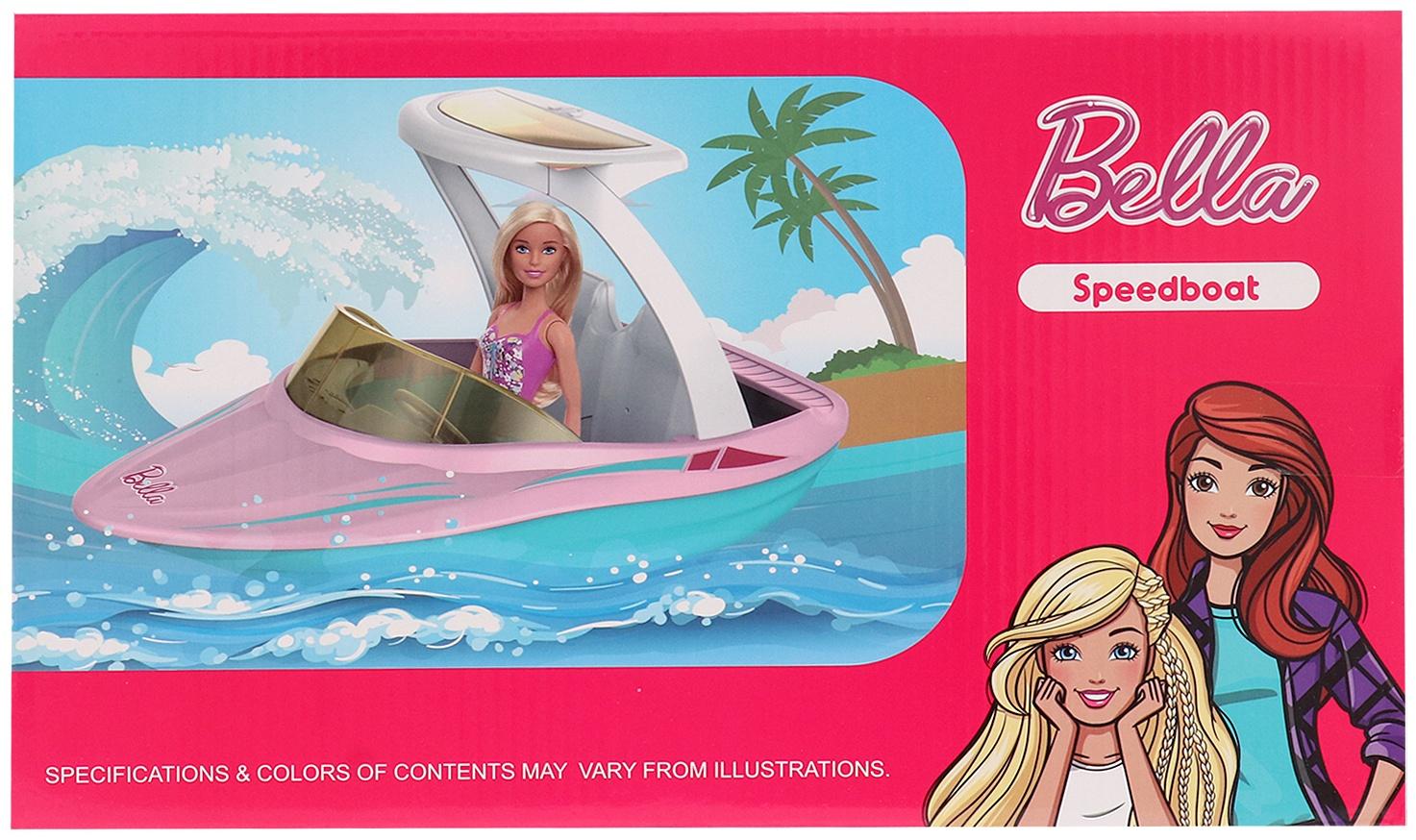 Катер для кукол «Морская прогулка» с набором кукол