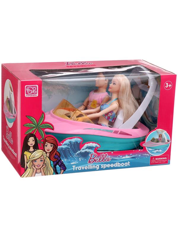 Катер для кукол «Морская прогулка» с набором кукол