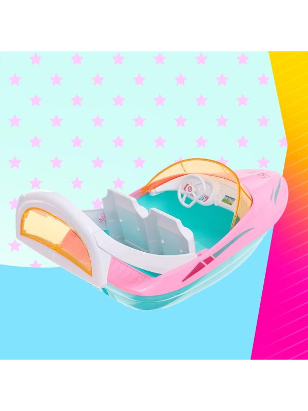 Катер для кукол «Морская прогулка» с набором кукол