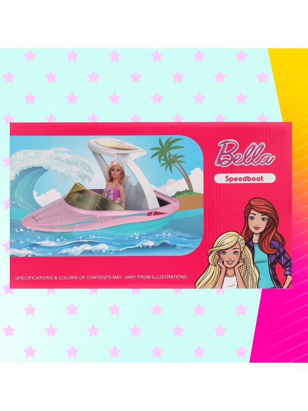 Катер для кукол «Морская прогулка» с набором кукол