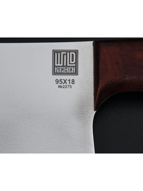 Нож - топорик большой Wild Kitchen, сталь 95×18, лезвие 19,5 см