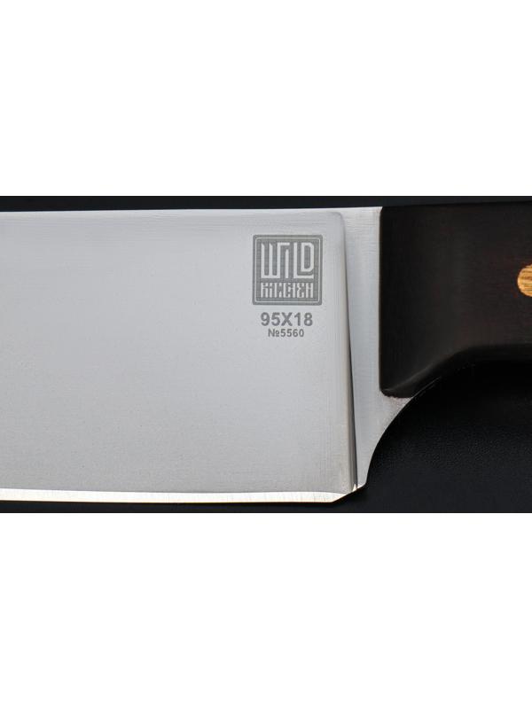 Нож кухонный - шеф Wild Kitchen, сталь 95×18, лезвие 17 см
