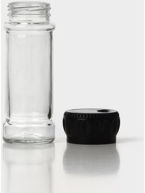 Дозатор трехпозиционный, 115 мл, цвет чёрный