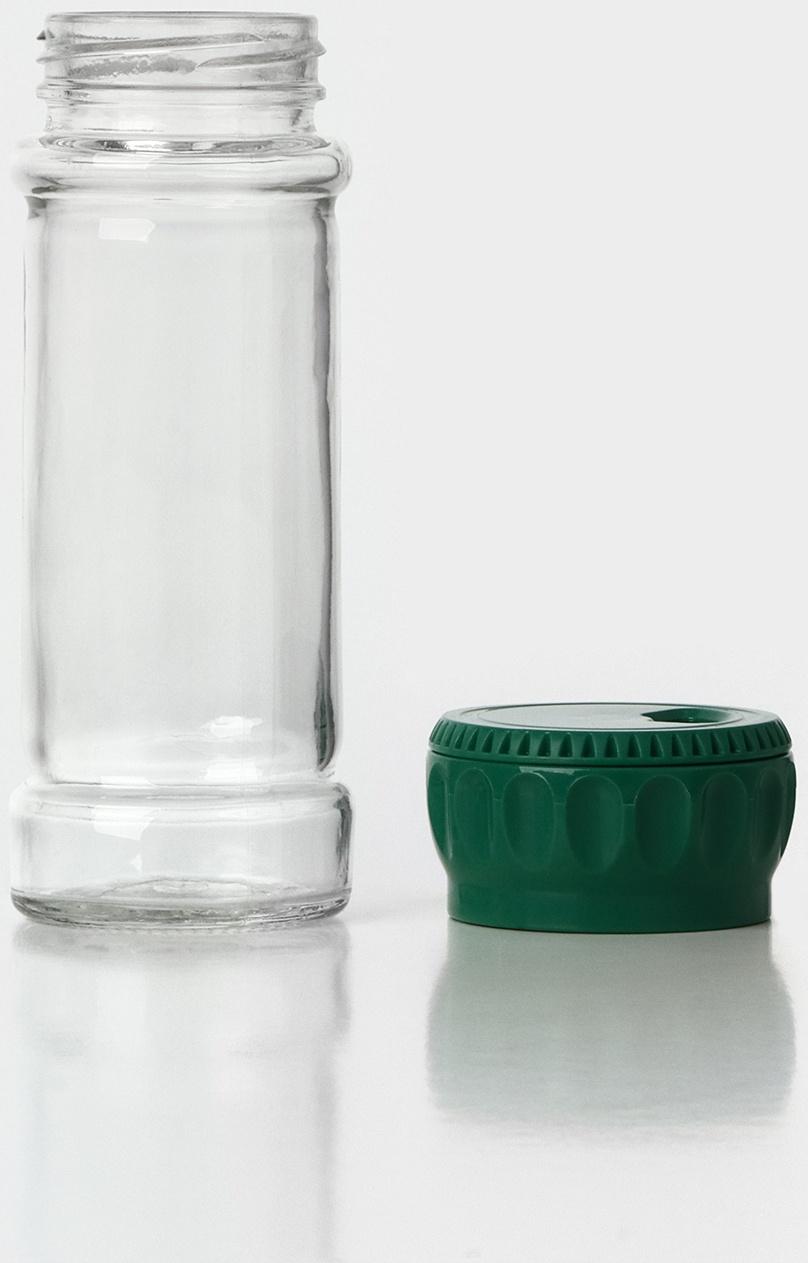 Дозатор трехпозиционный, 115 мл, цвет зелёный