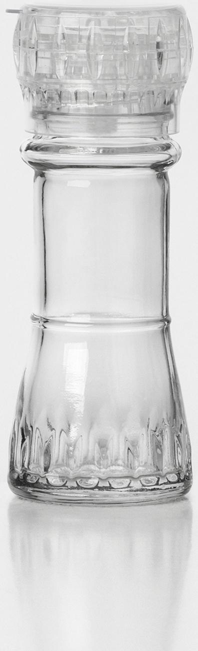 Мельница для специй, пластиковый механизм, 80 мл, цвет прозрачный