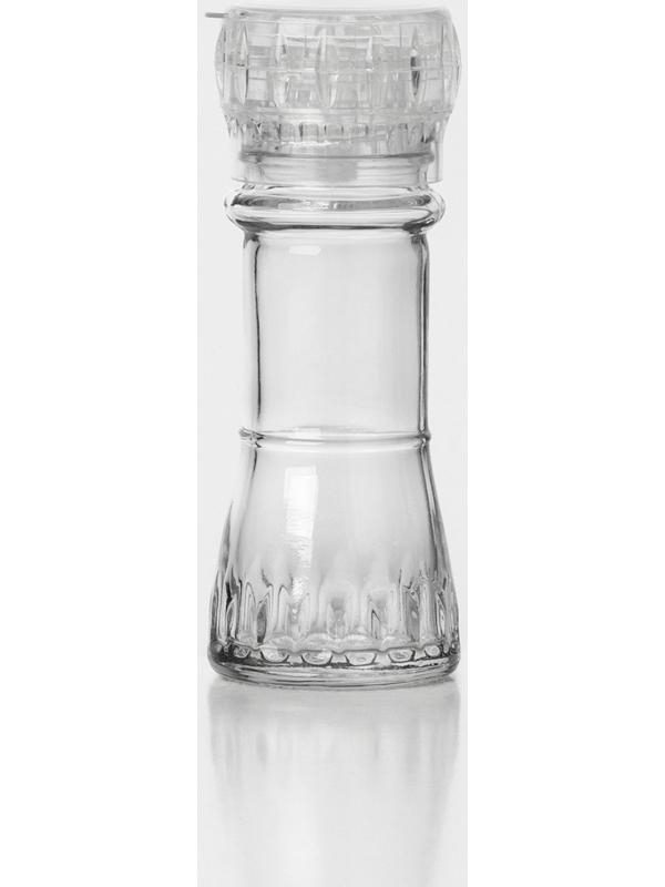 Мельница для специй, пластиковый механизм, 80 мл, цвет прозрачный