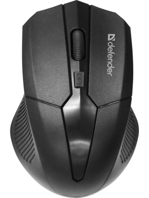 Комплект клавиатура и мышь DEFENDER Jakarta C-805, беспровод, мембран, 1600dpi, USB, черный