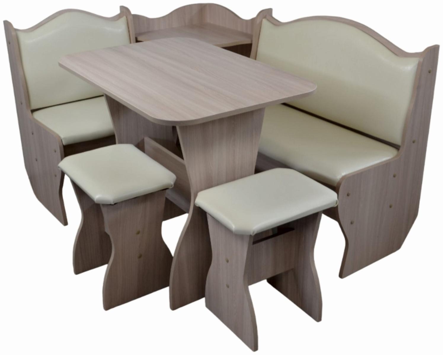 Кухонный уголок А-1, 1450х1100х850, Шимо Светлый/ Колледж 120