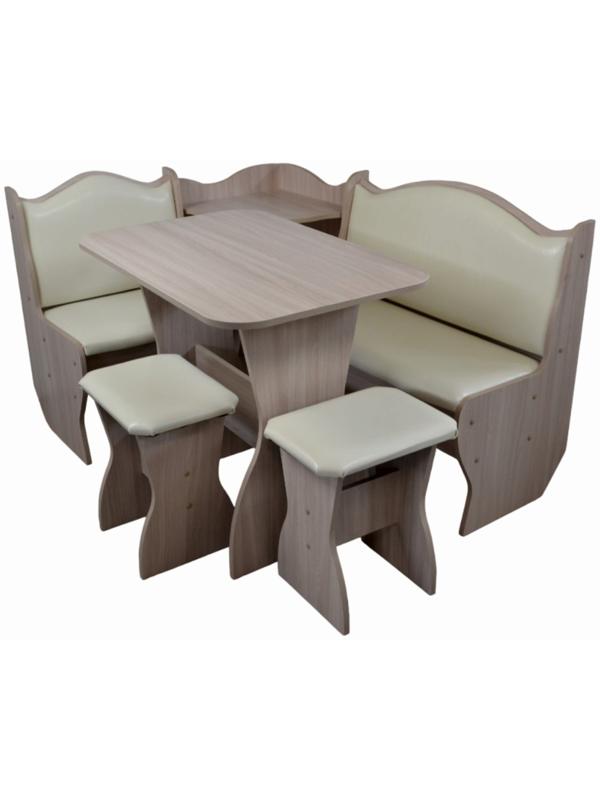 Кухонный уголок А-1, 1450х1100х850, Шимо Светлый/ Колледж 120