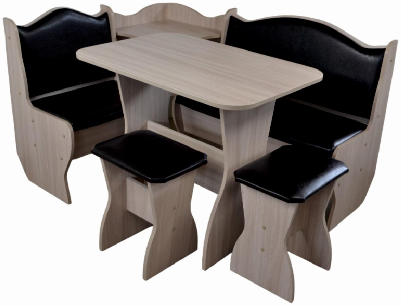 Кухонный уголок А-1, 1450х1100х850, Шимо Светлый/ Колледж 536