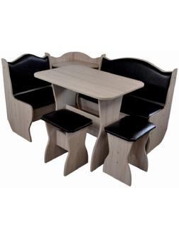 Кухонный уголок А-1, 1450х1100х850, Шимо Светлый/ Колледж 536