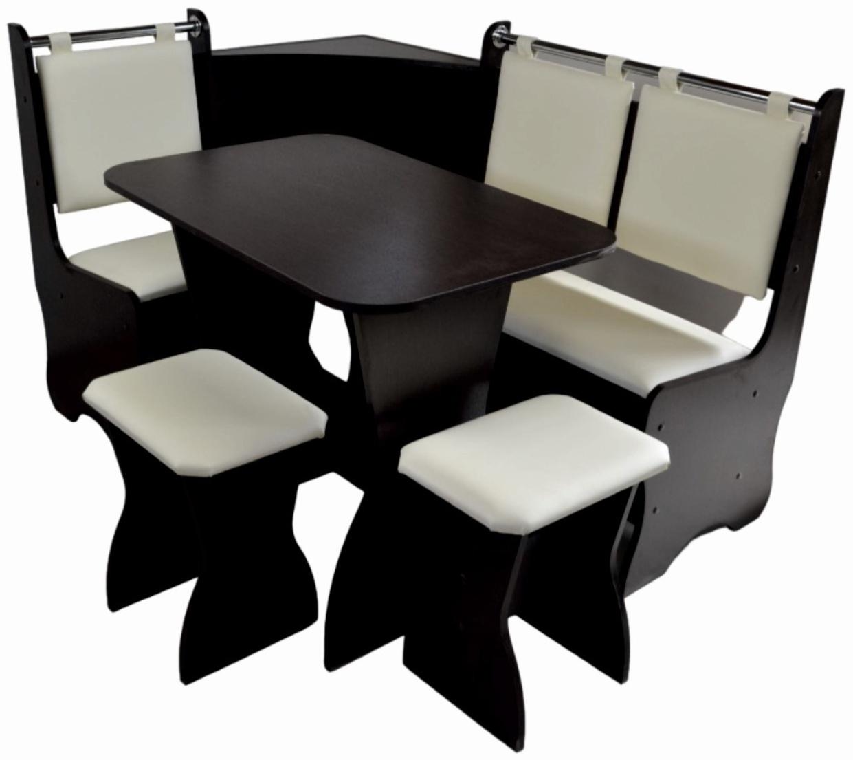 Кухонный уголок А-15, 1500х1040х950, Венге темный / терра