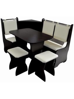 Кухонный уголок А-15, 1500х1040х950, Венге темный / терра