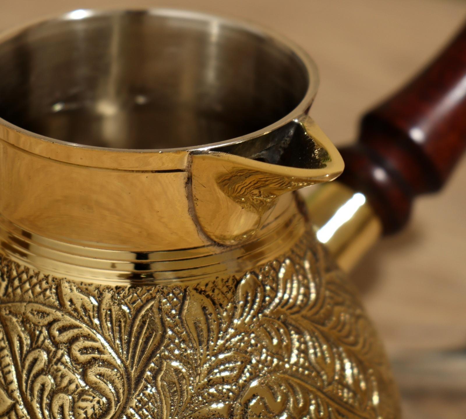 Турка 20х10х10 см, латунь