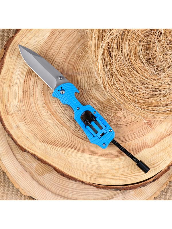 Нож складной, с отвертками, клинок 8см