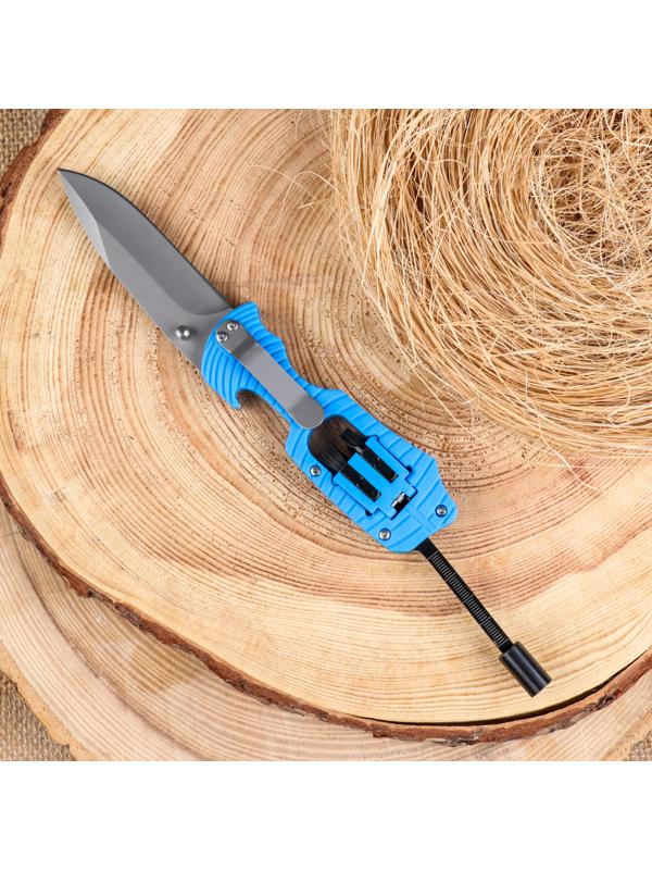 Нож складной, с отвертками, клинок 8см