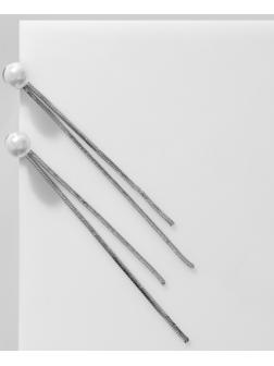 Серьги с жемчугом 