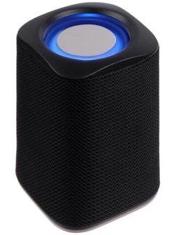 Портативная колонка LM-883, 5 Вт, 500 мАч, подсветка, micro SD, чёрная