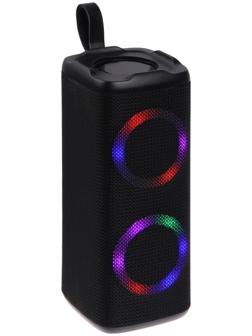Портативная колонка LM-882, 10 Вт, 800 мАч, подсветка, micro SD, чёрная