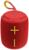 Портативная колонка Booms350, 7 Вт, 1200 мАч, подсветка, micro SD, красная