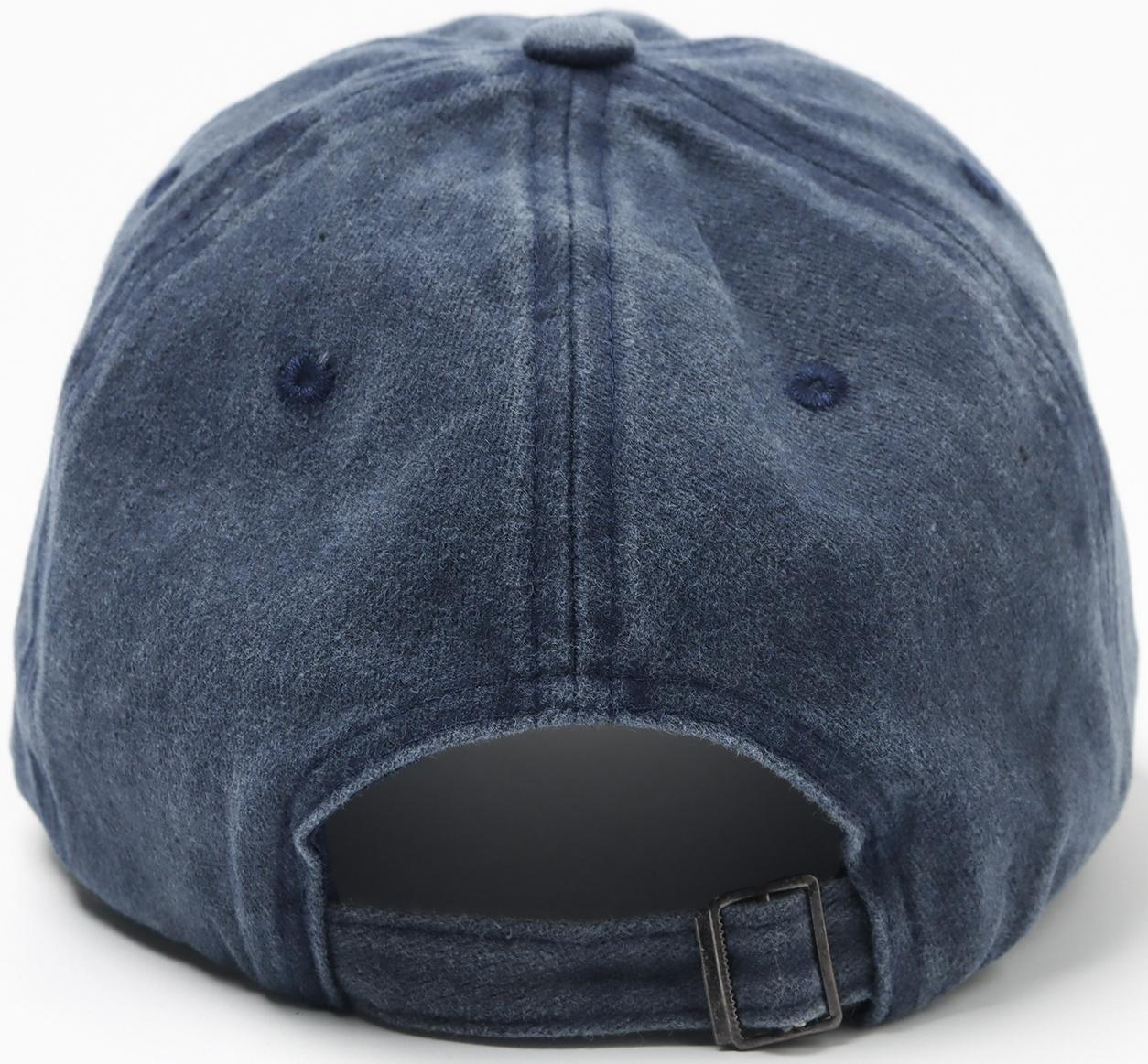 Бейсболка мужская однотонная MINAKU цвет синий, р-р 58