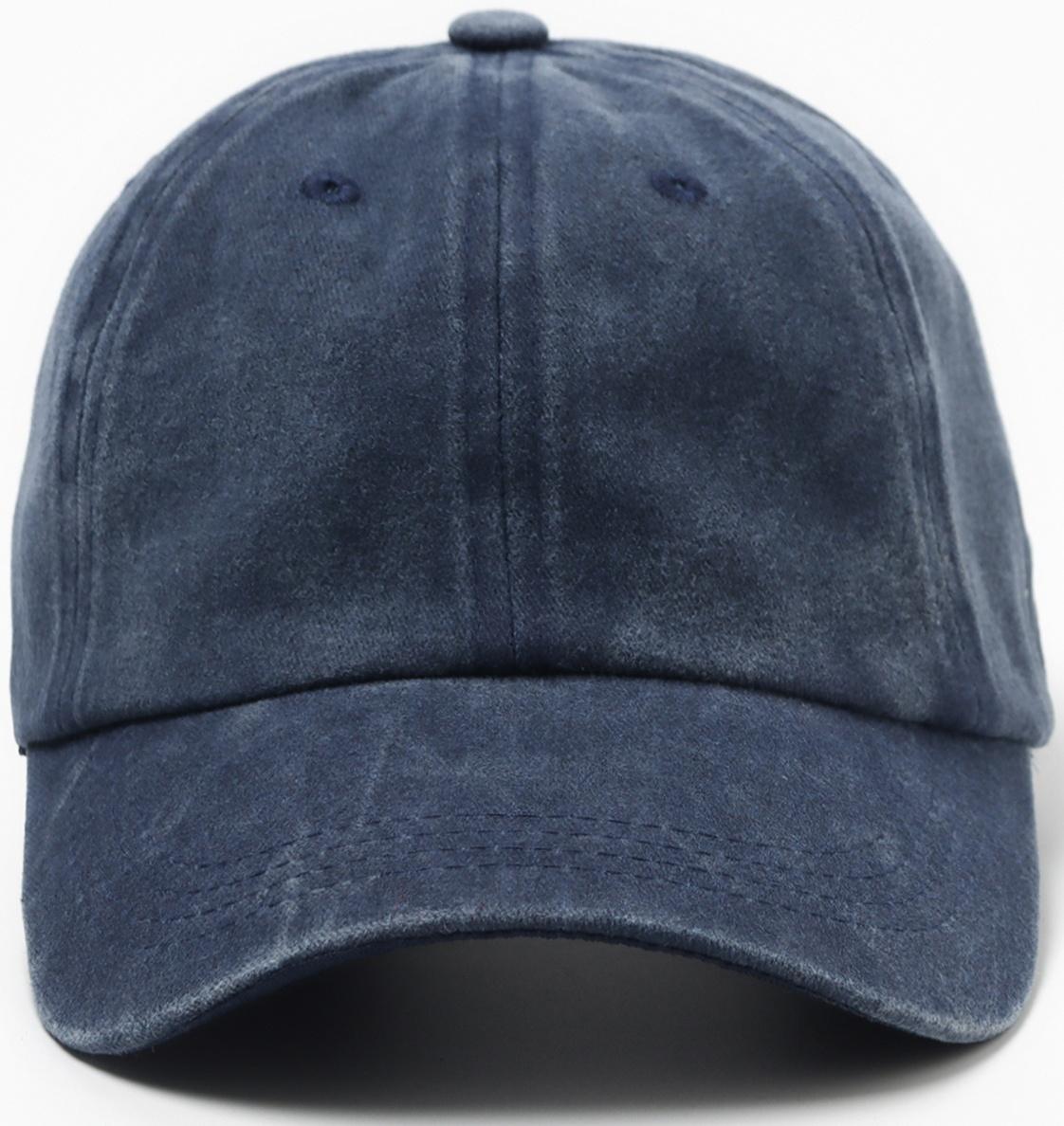 Бейсболка мужская однотонная MINAKU цвет синий, р-р 58