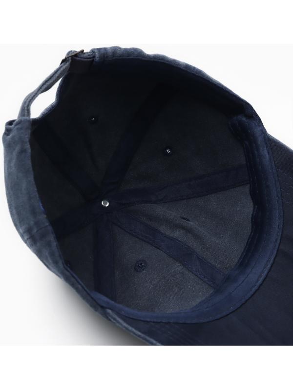 Бейсболка мужская однотонная MINAKU цвет синий, р-р 58