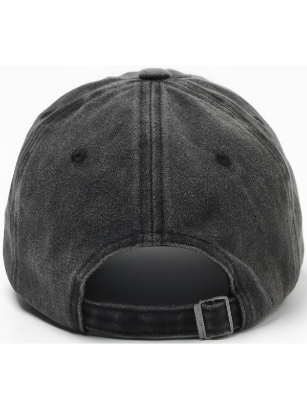 Бейсболка мужская однотонная MINAKU цвет черный, р-р 58