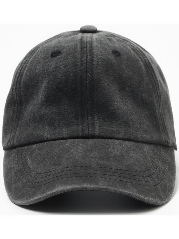 Бейсболка мужская однотонная MINAKU цвет черный, р-р 58