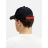 Бейсболка мужская с порезами MINAKU цвет чёрный, р-р 58