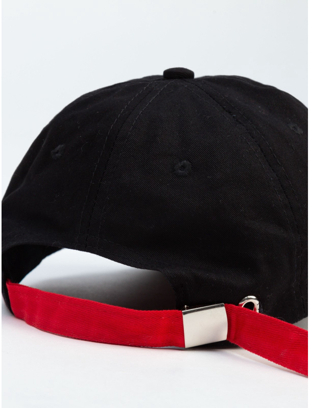 Бейсболка мужская с порезами MINAKU цвет чёрный, р-р 58
