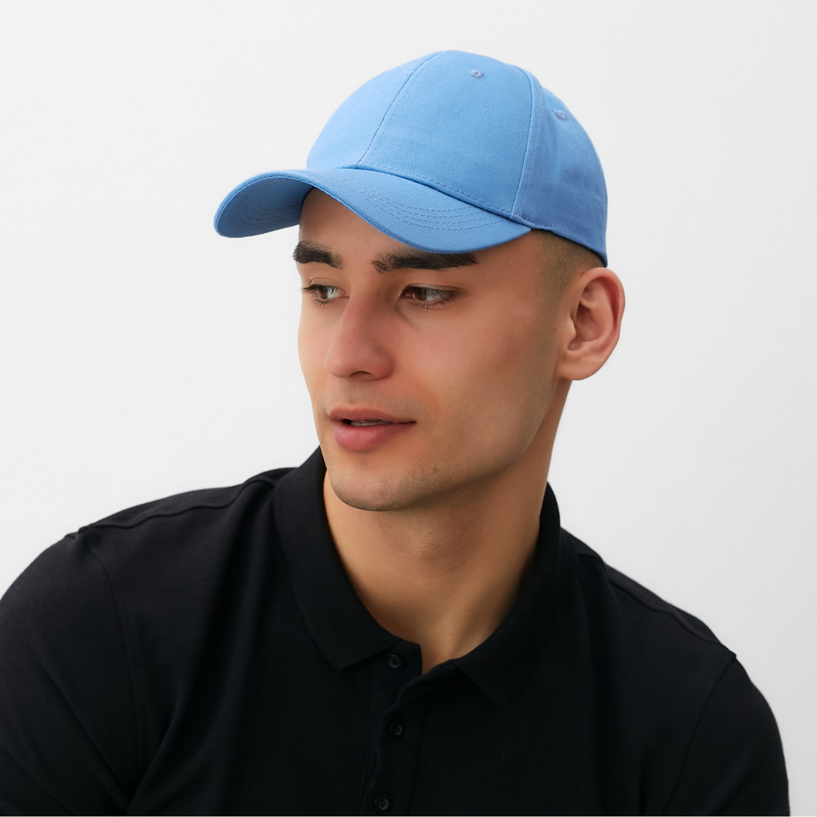 Кепка однотонная MINAKU цвет голубой, р-р 58