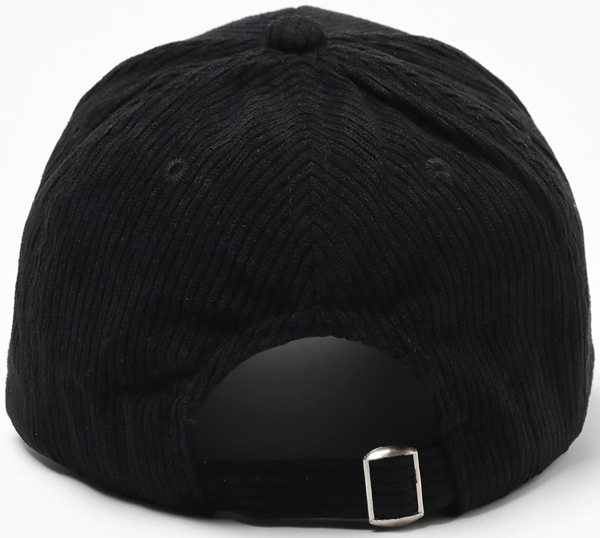 Бейсболка мужская MINAKU, цвет чёрный, размер 56-58