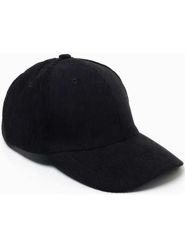 Бейсболка мужская MINAKU, цвет чёрный, размер 56-58