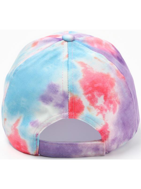 Кепка женская Tie-dye MINAKU, цвет фиолетовый, размер 56-58