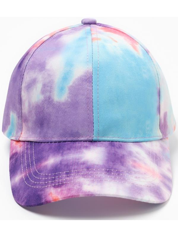 Кепка женская Tie-dye MINAKU, цвет фиолетовый, размер 56-58