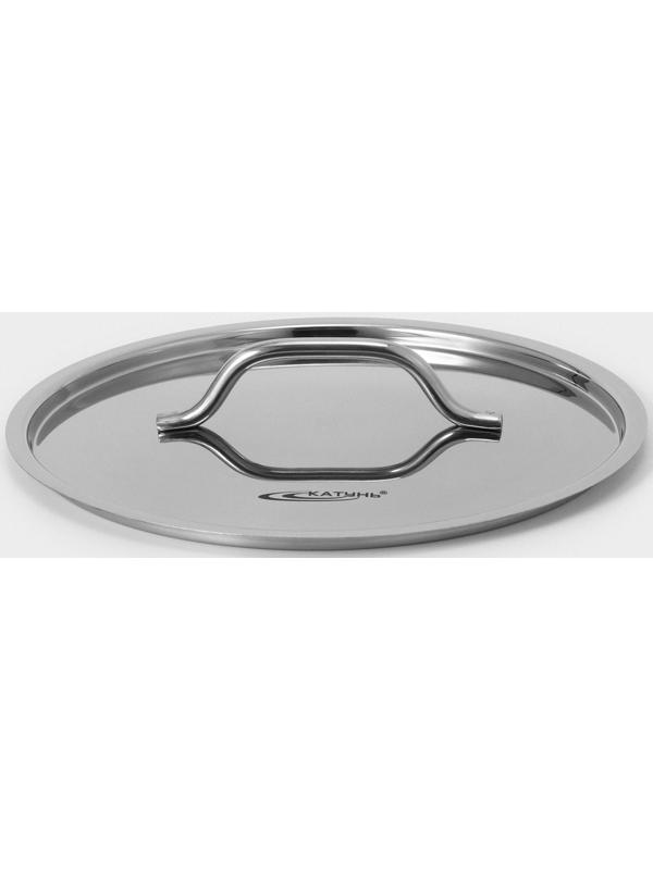 Крышка «Общепит. Шеф», d=26 см, сталь с пароотводом