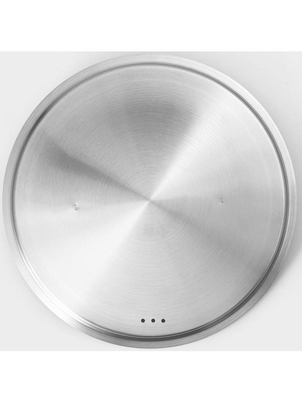 Крышка «Общепит. Шеф», d=30 см, сталь с пароотводом