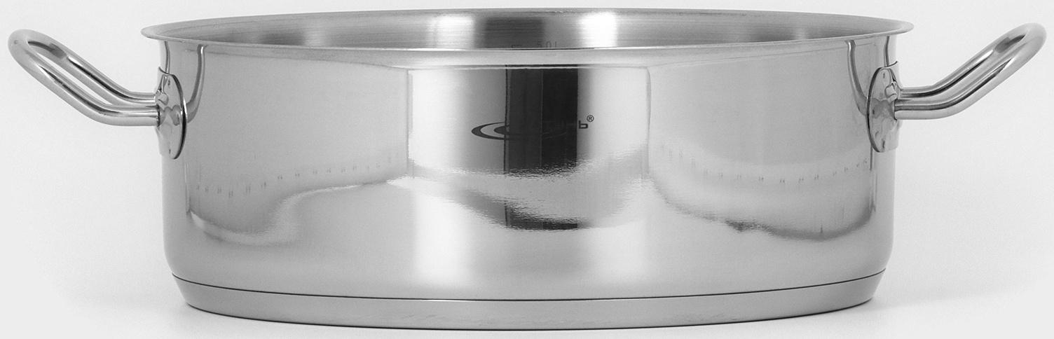 Кастрюля «Общепит. Шеф», 6 л, d=28 см, h=10,3 см, с теплораспределительным слоем