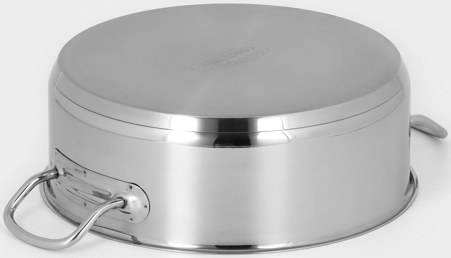 Кастрюля «Общепит. Шеф», 6 л, d=28 см, h=10,3 см, с теплораспределительным слоем