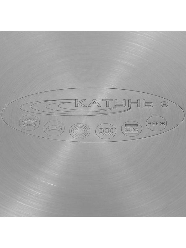 Кастрюля «Общепит. Шеф», 6 л, d=28 см, h=10,3 см, с теплораспределительным слоем