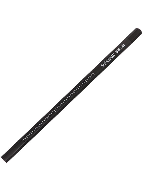 Карандаш графитовый черный Medium, корпус темно-серый