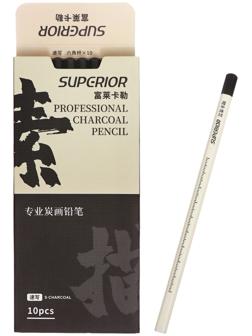 Карандаш графитовый черный Sketch, корпус белый