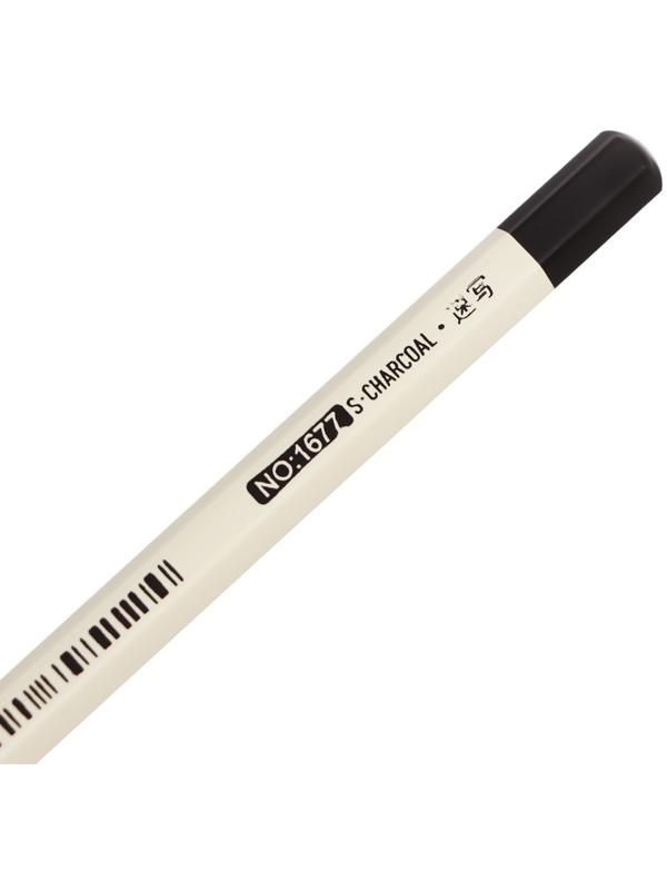 Карандаш графитовый черный Sketch, корпус белый