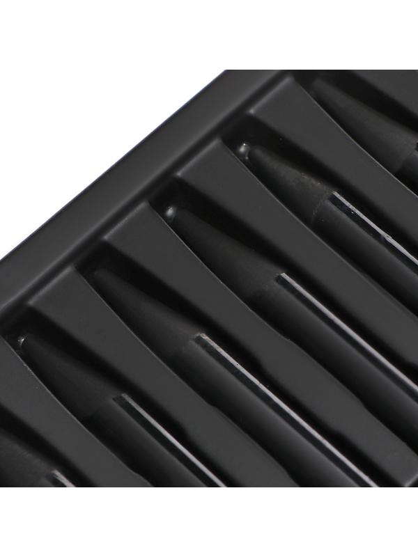 Карандаши цельнографитные черные 5 штук + ластик + точилка wcp-5