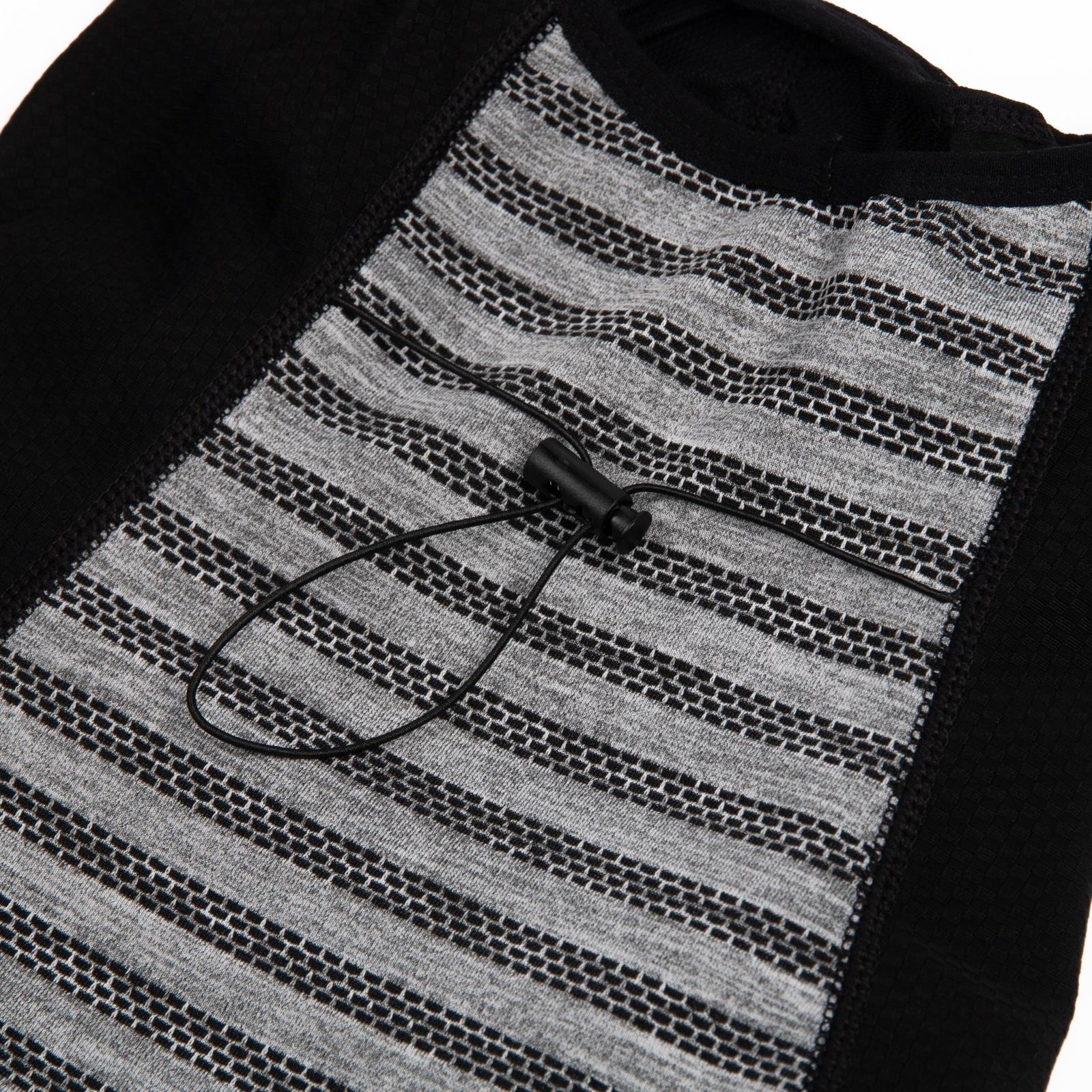 Бафф-маска для защиты от ветра доп защита серо-черный