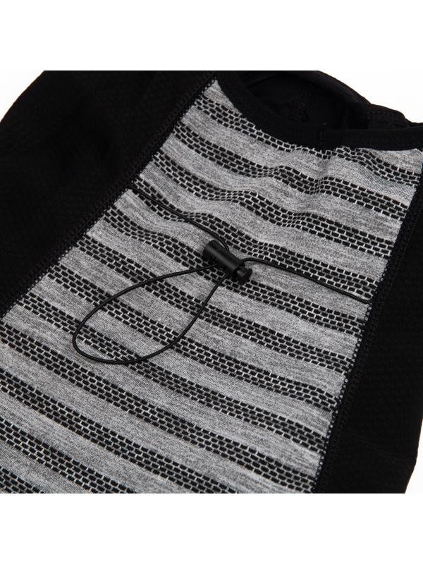 Бафф-маска для защиты от ветра доп защита серо-черный