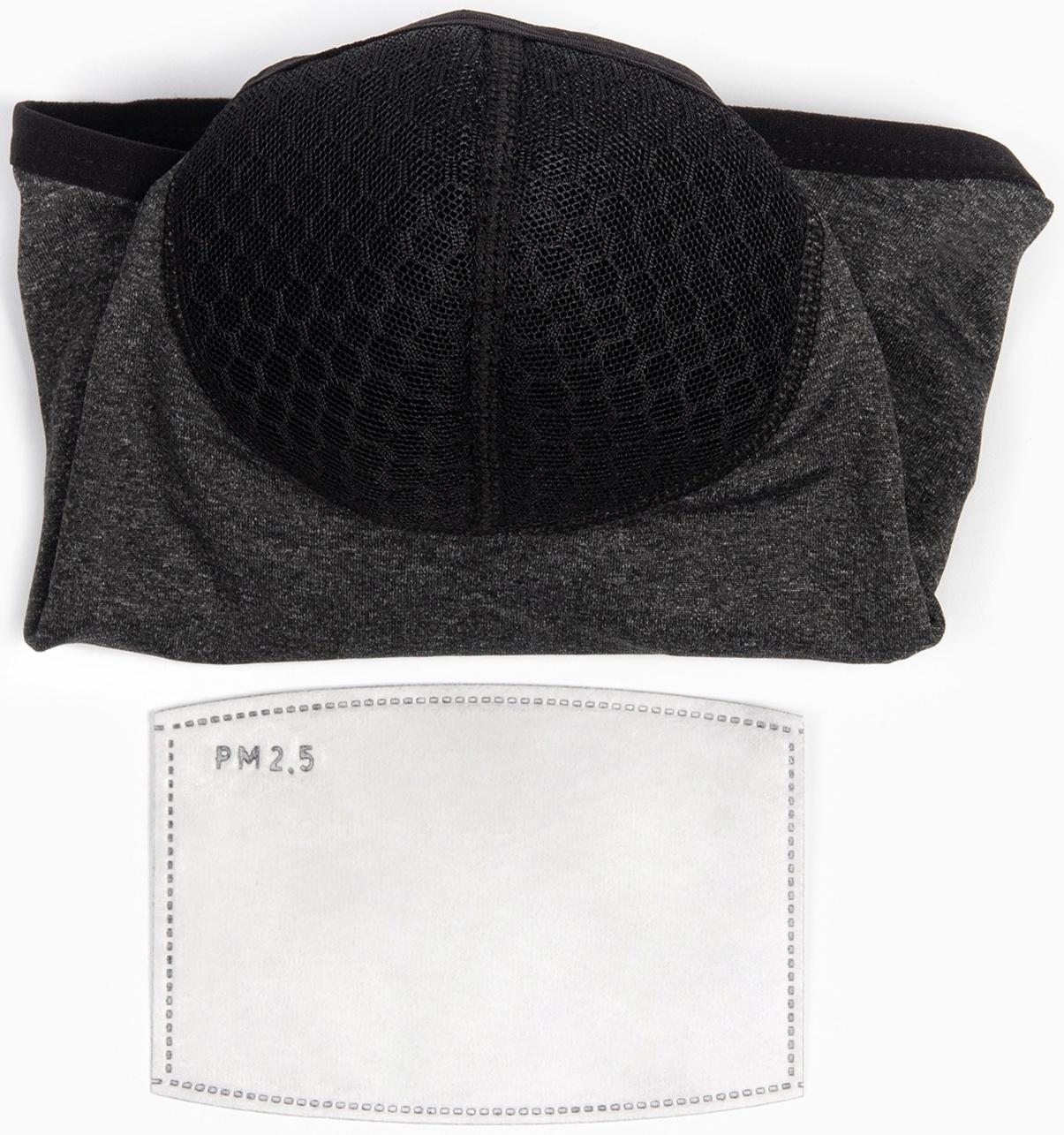 Бафф-маска для защиты от ветра доп защита серый