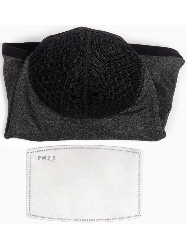 Бафф-маска для защиты от ветра доп защита серый